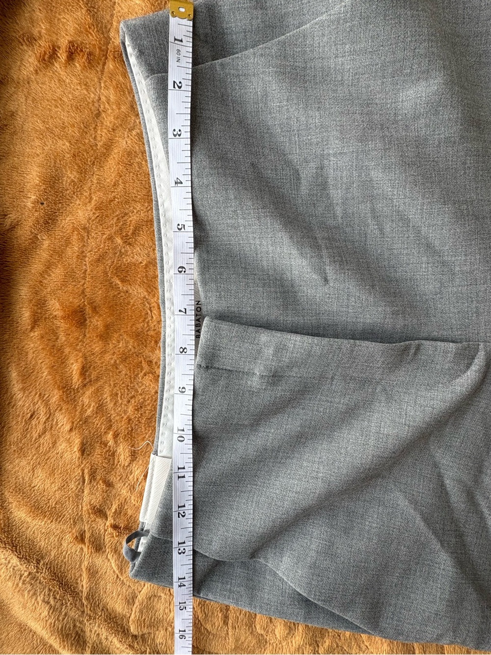 Aritzia Babaton Markova Pant Grey Melange Regular Size 4 business casual - Picture 9 of 15